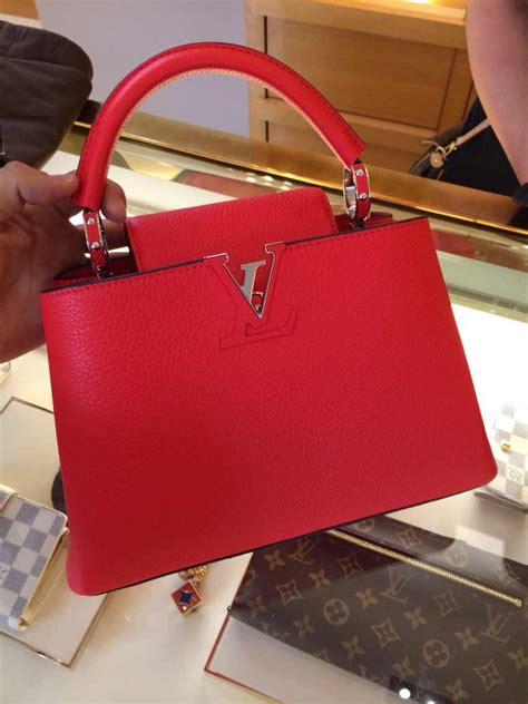 lv capucine red|capucines mm handbags.